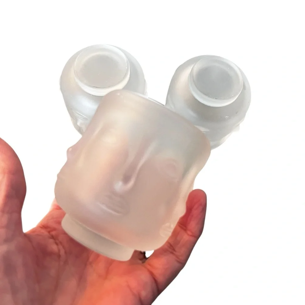 Infinite Buddha Frosted Tiki Cups Votives Three